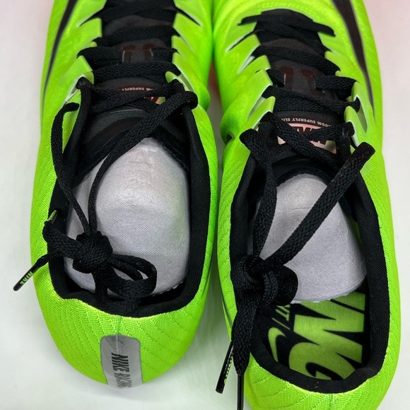 Nike Zoom Superfly Elite Track Running Spikes Green Men Sz 13 835996-300 $150 - Picture 4 of 6